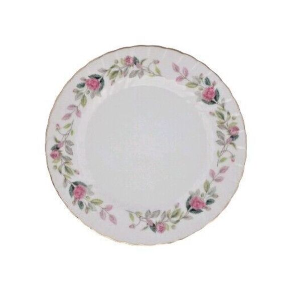 Vintage Creative Regency Rose Fine China Bread And Butter Pllares 6 3/8"Set of 3 - Picture 3 of 6